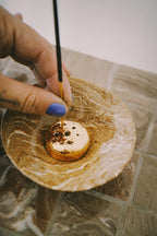 Incense Bowl Gift Pack in Oat by Tantri Mustika