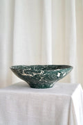 Marbled Fruit Bowl in Teal by Tantri Mustika