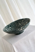 Marbled Fruit Bowl in Teal by Tantri Mustika
