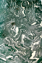 Marbled Fruit Bowl in Teal by Tantri Mustika