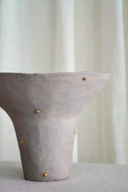 Dotted Fruit Bowl in Lilac by Tantri Mustika