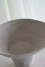 Dotted Fruit Bowl in Lilac by Tantri Mustika