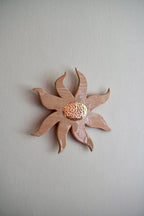 Marbled Wallflower in Peach Pink by Tantri Mustika