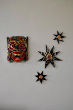 Marbled Wallflower Trio in Carbon No. 2 by Tantri Mustika