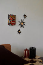 Marbled Wallflower Trio in Carbon No. 2 by Tantri Mustika