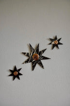 Marbled Wallflower Trio in Carbon No. 2 by Tantri Mustika