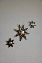 Marbled Wallflower Trio in Carbon No. 2 by Tantri Mustika