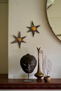 Marbled Wallflower Duo in Carbon by Tantri Mustika
