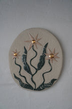 Ukiran Bunga Wall Piece No. 3 by Tantri Mustika