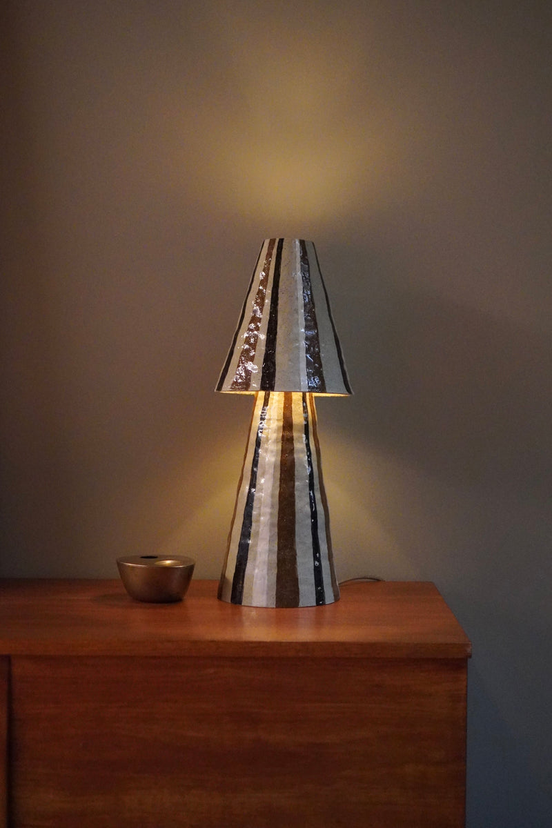 Stellar Table Lamp in Chocolate by Tantri Mustika