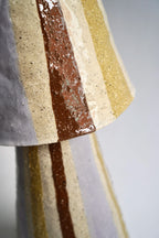 Stellar Table Lamp in Lilac & Mustard by Tantri Mustika
