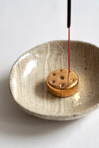 Incense Bowl Gift Pack in Oat by Tantri Mustika