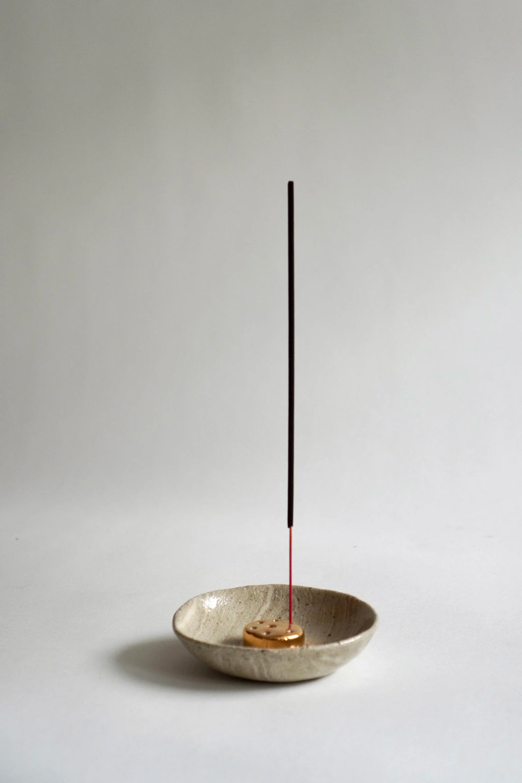 Incense Bowl Gift Pack in Oat by Tantri Mustika