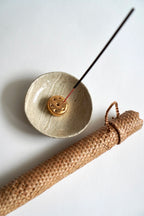 Incense Bowl Gift Pack in Oat by Tantri Mustika