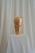 Ukiran Bunga Vase in Gold by Tantri Mustika