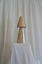 Stellar Table Lamp in Peach & Eucalyptus by Tantri Mustika