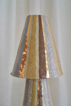 Stellar Table Lamp in Lilac & Mustard by Tantri Mustika