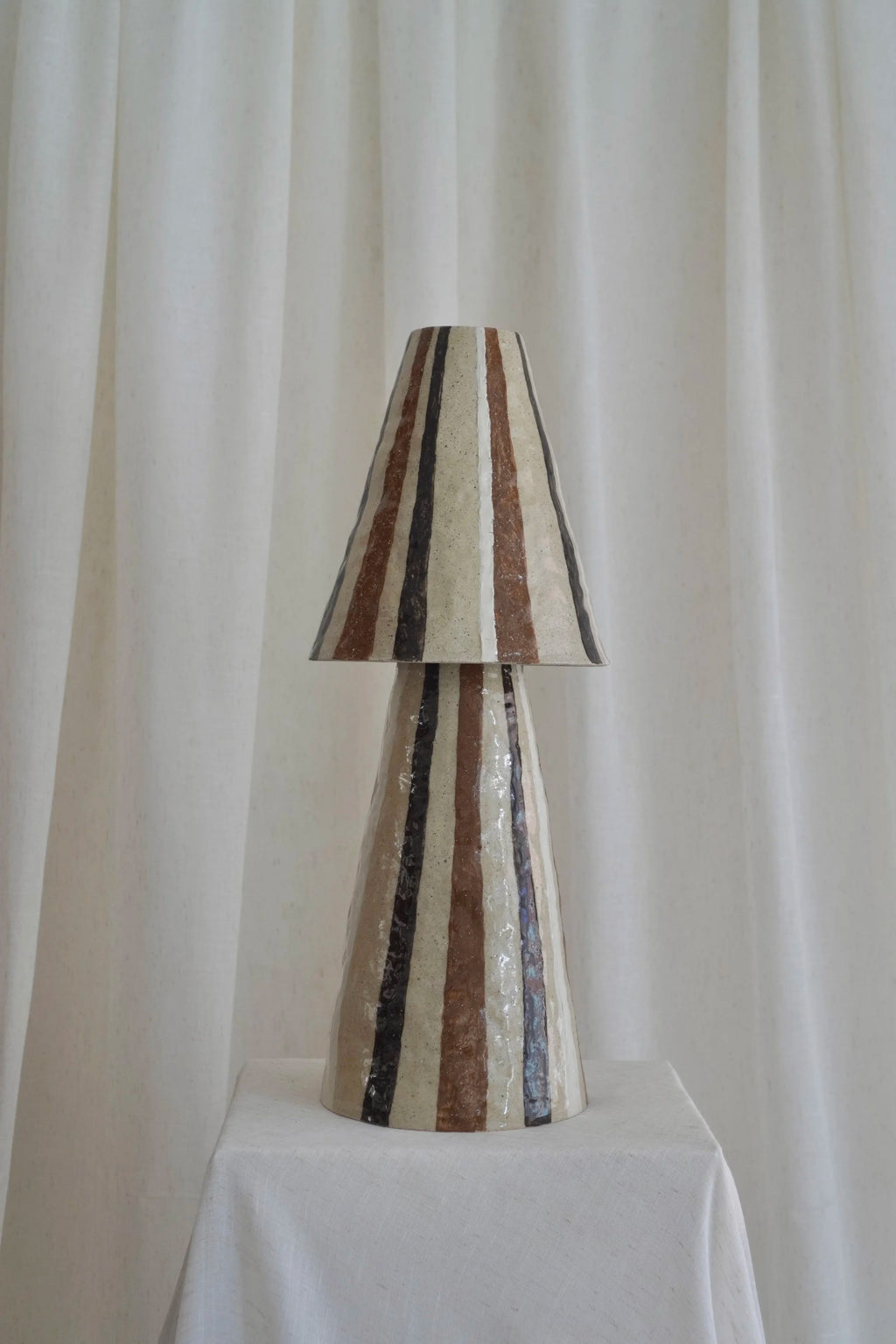 Stellar Table Lamp in Chocolate by Tantri Mustika