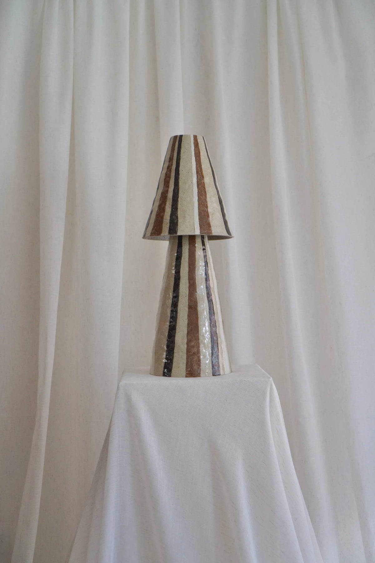 Stellar Table Lamp in Chocolate by Tantri Mustika