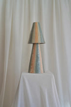 Stellar Table Lamp in Peach & Eucalyptus by Tantri Mustika