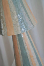 Stellar Table Lamp in Peach & Eucalyptus by Tantri Mustika