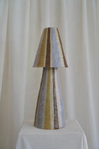 Stellar Table Lamp in Lilac & Mustard by Tantri Mustika