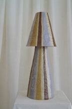 Stellar Table Lamp in Lilac & Mustard by Tantri Mustika
