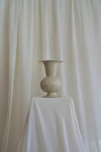 Marbled Relic Vase in Oat by Tantri Mustika