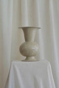 Marbled Relic Vase in Oat by Tantri Mustika
