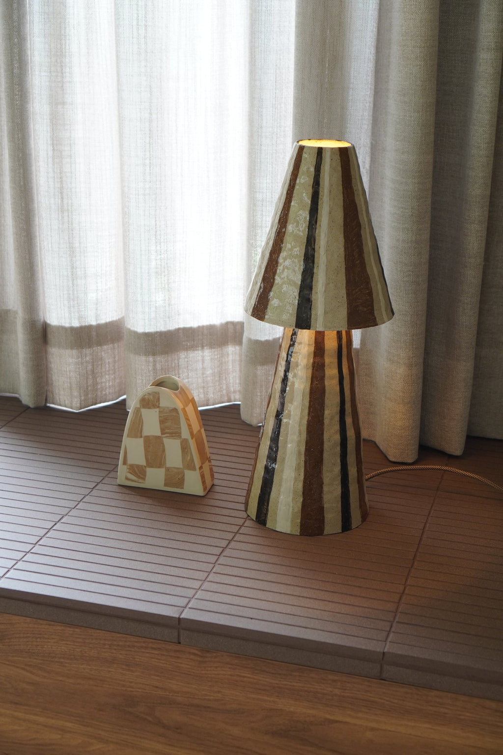 Stellar Table Lamp in Chocolate by Tantri Mustika at Casa Piva