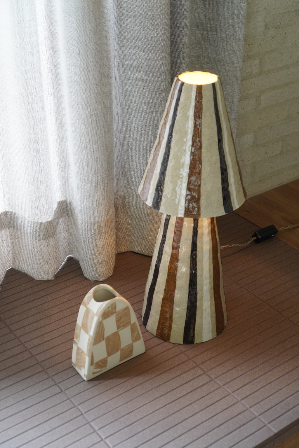 Stellar Table Lamp in Chocolate by Tantri Mustika at Casa Piva