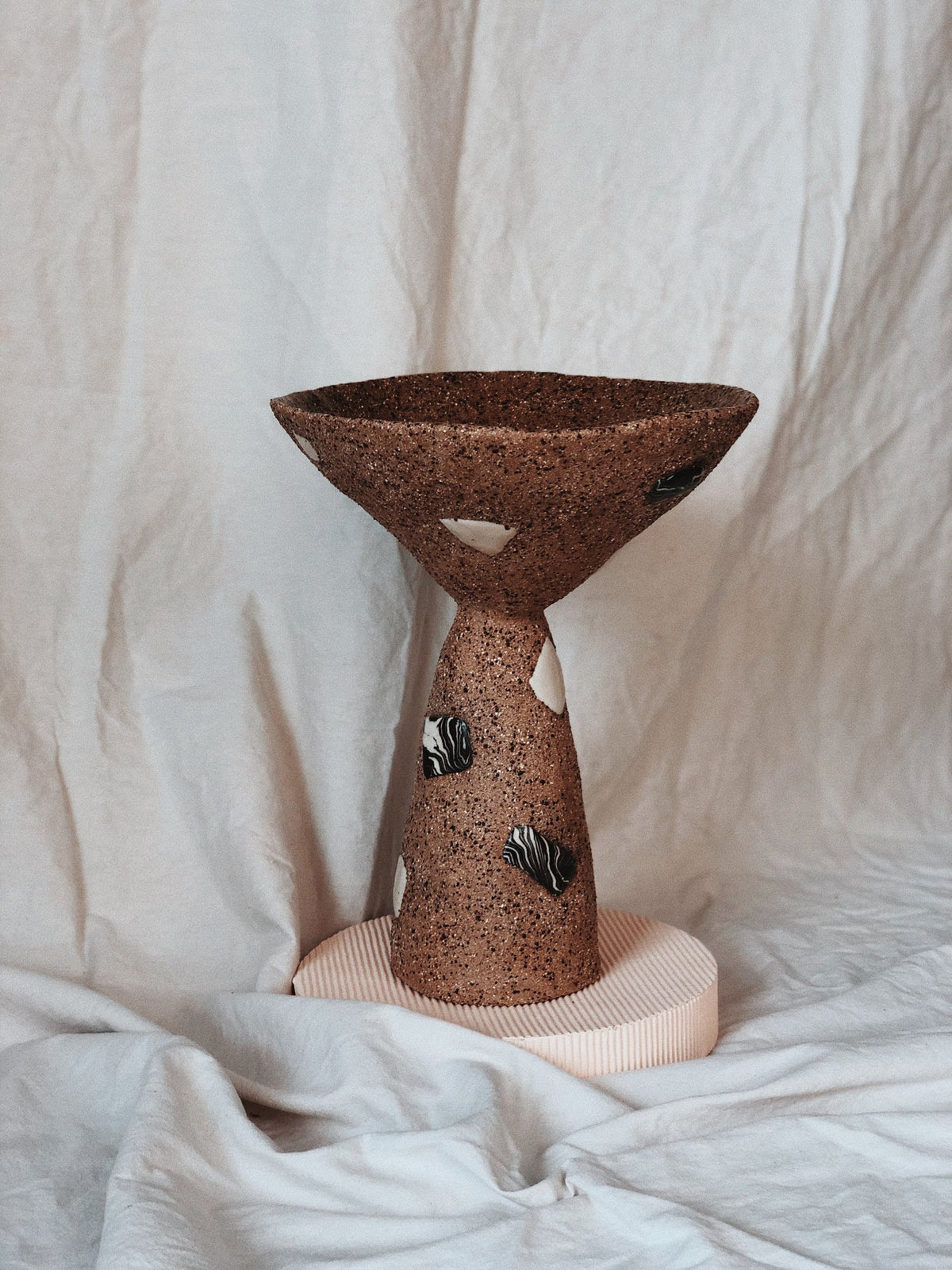 Footed Relic bowl, from Tantri Mustika’s terrazzo Relics series
